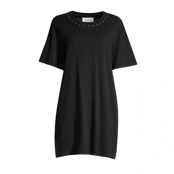 Current/Elliott Dresses | Nwt Current/Elliott Glitter Rock Cotton T-Shirt Dress | Color: Black/Silver | Size: S | Misslovely2012's Closet Current/Elliott Dresses | Nwt Current/Elliott Glitter Rock Cotton T-Shirt Dress | Color: Black/Silver | Size: S | Misslovely2012's Closet